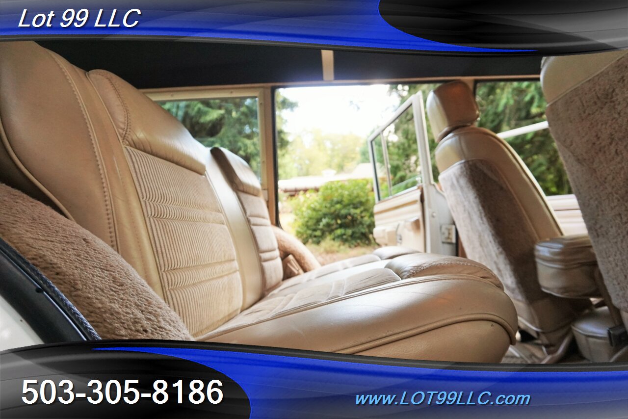 1990 Jeep Wagoneer Grand 4X4 6.5L Diesel Swap Auto Tan Leather BFG - Photo 16 - Milwaukie, OR 97267