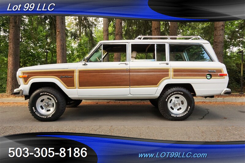 1990 Jeep Wagoneer Grand 4X4 6.5L Diesel Swap Auto Tan Leather BFG  