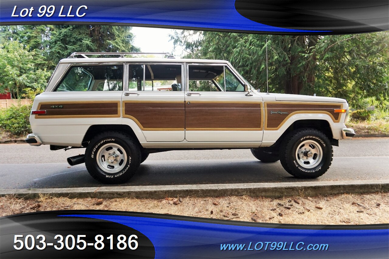 1990 Jeep Wagoneer Grand 4X4 6.5L Diesel Swap Auto Tan Leather BFG - Photo 8 - Milwaukie, OR 97267