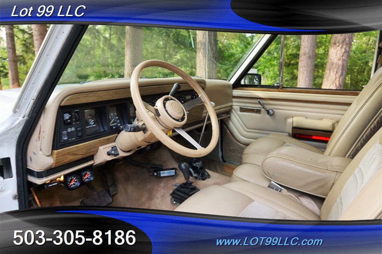 1990 Jeep Wagoneer Grand 4X4 6.5L Diesel Swap Auto Tan Leather BFG - Photo 12 - Milwaukie, OR 97267