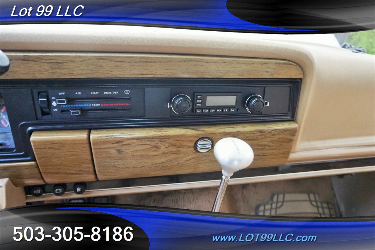 1990 Jeep Wagoneer Grand 4X4 6.5L Diesel Swap Auto Tan Leather BFG - Photo 21 - Milwaukie, OR 97267