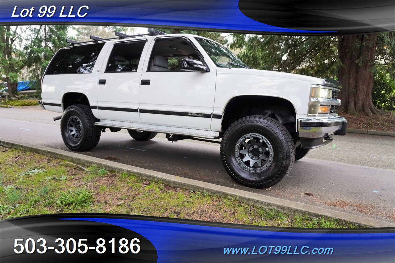 1998 Chevrolet Suburban K1500 LT 4X4 V8 5.7L Auto Leather LITED Premium Wheels Newer Tires NO RUST ROOF RACK - Photo 7 - Milwaukie, OR 97267