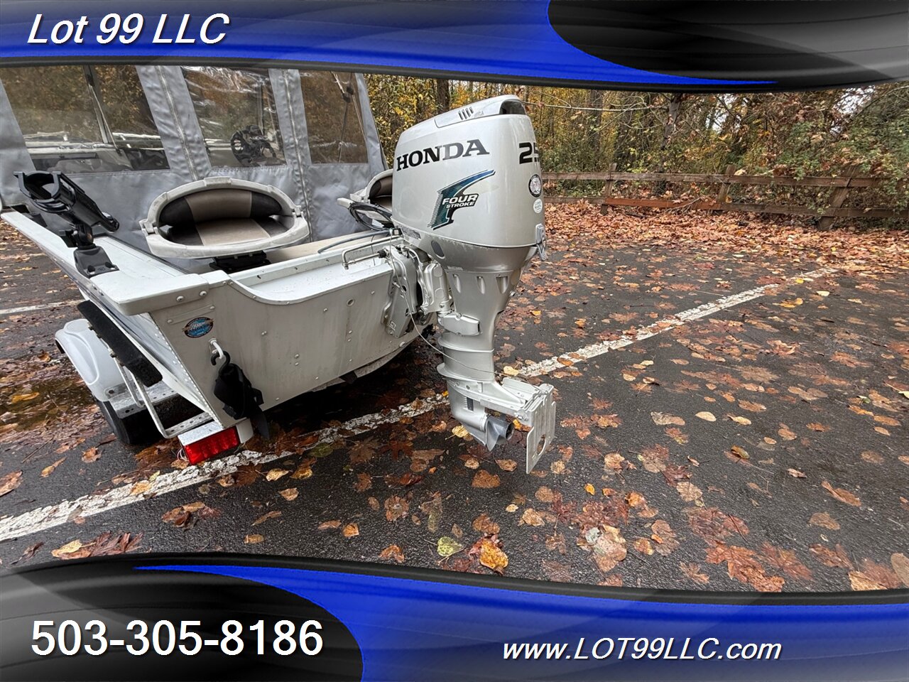 2004 SMOKER CRAFT TRACER 16' Fishermans Canvas Top 25hp Honda New Seats Lowrance Fishfinder Drop Curtain  Like: Alaskan Pro Osprey Lund Lodge - Photo 20 - Milwaukie, OR 97267