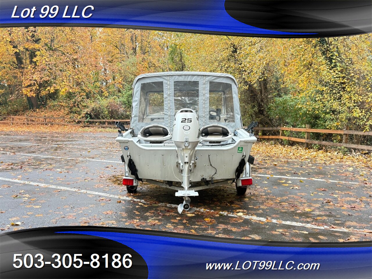 2004 SMOKER CRAFT TRACER 16' Fishermans Canvas Top 25hp Honda New Seats Lowrance Fishfinder Drop Curtain  Like: Alaskan Pro Osprey Lund Lodge - Photo 19 - Milwaukie, OR 97267
