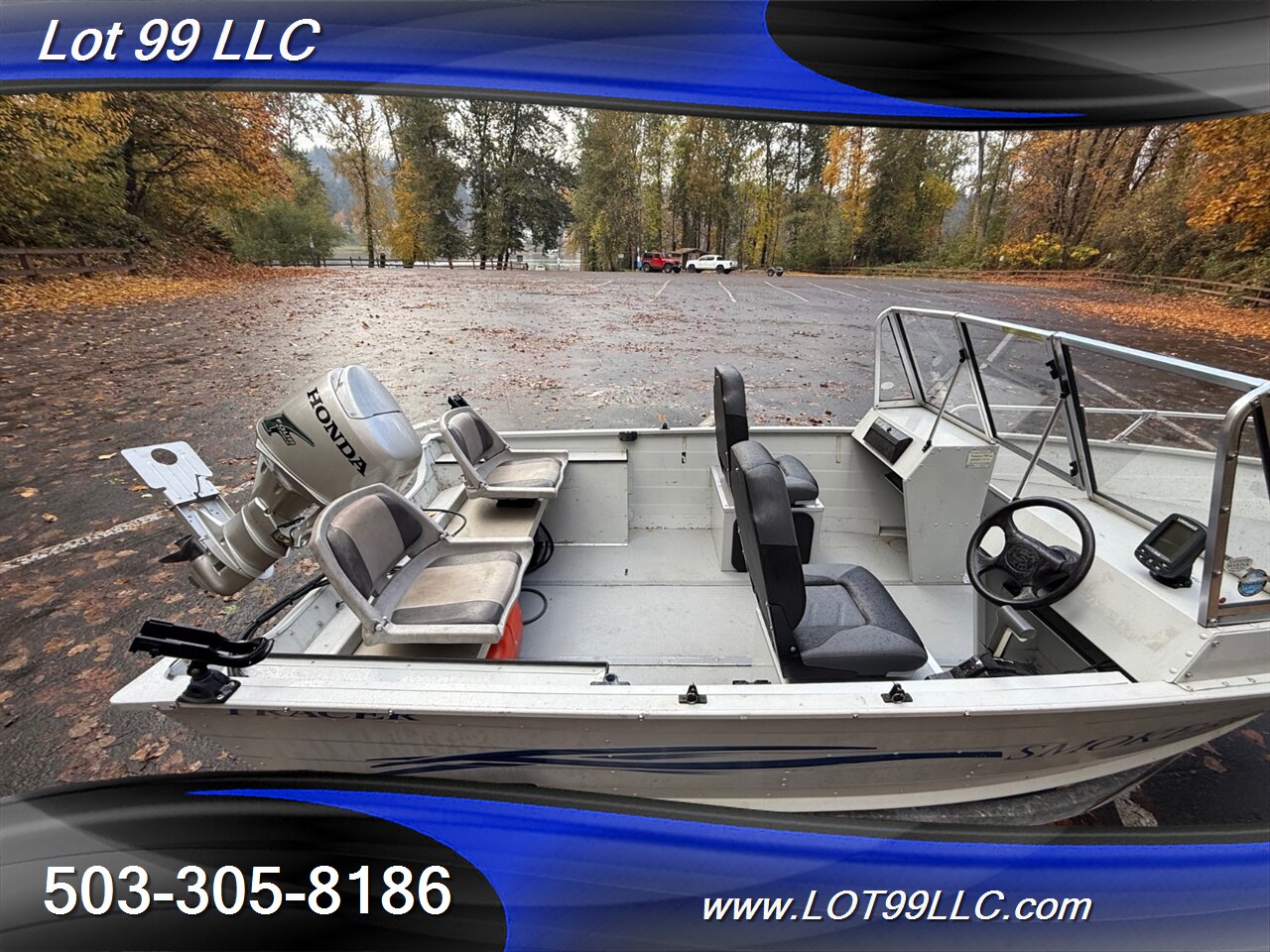 2004 SMOKER CRAFT TRACER 16' Fishermans Canvas Top 25hp Honda New Seats Lowrance Fishfinder Drop Curtain  Like: Alaskan Pro Osprey Lund Lodge - Photo 64 - Milwaukie, OR 97267