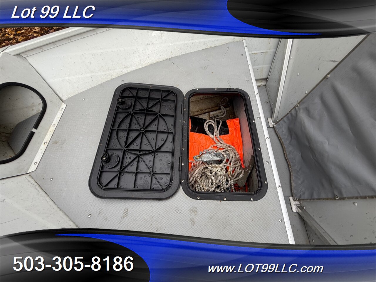 2004 SMOKER CRAFT TRACER 16' Fishermans Canvas Top 25hp Honda New Seats Lowrance Fishfinder Drop Curtain  Like: Alaskan Pro Osprey Lund Lodge - Photo 41 - Milwaukie, OR 97267