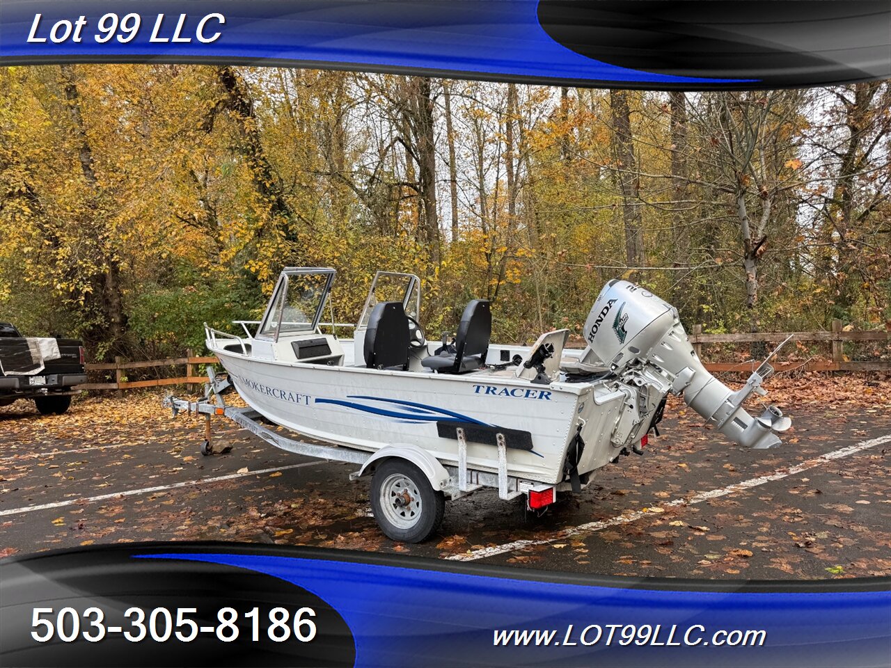2004 SMOKER CRAFT TRACER 16' Fishermans Canvas Top 25hp Honda New Seats Lowrance Fishfinder Drop Curtain  Like: Alaskan Pro Osprey Lund Lodge - Photo 51 - Milwaukie, OR 97267