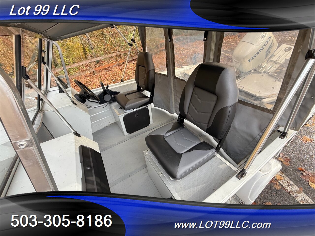 2004 SMOKER CRAFT TRACER 16' Fishermans Canvas Top 25hp Honda New Seats Lowrance Fishfinder Drop Curtain  Like: Alaskan Pro Osprey Lund Lodge - Photo 45 - Milwaukie, OR 97267