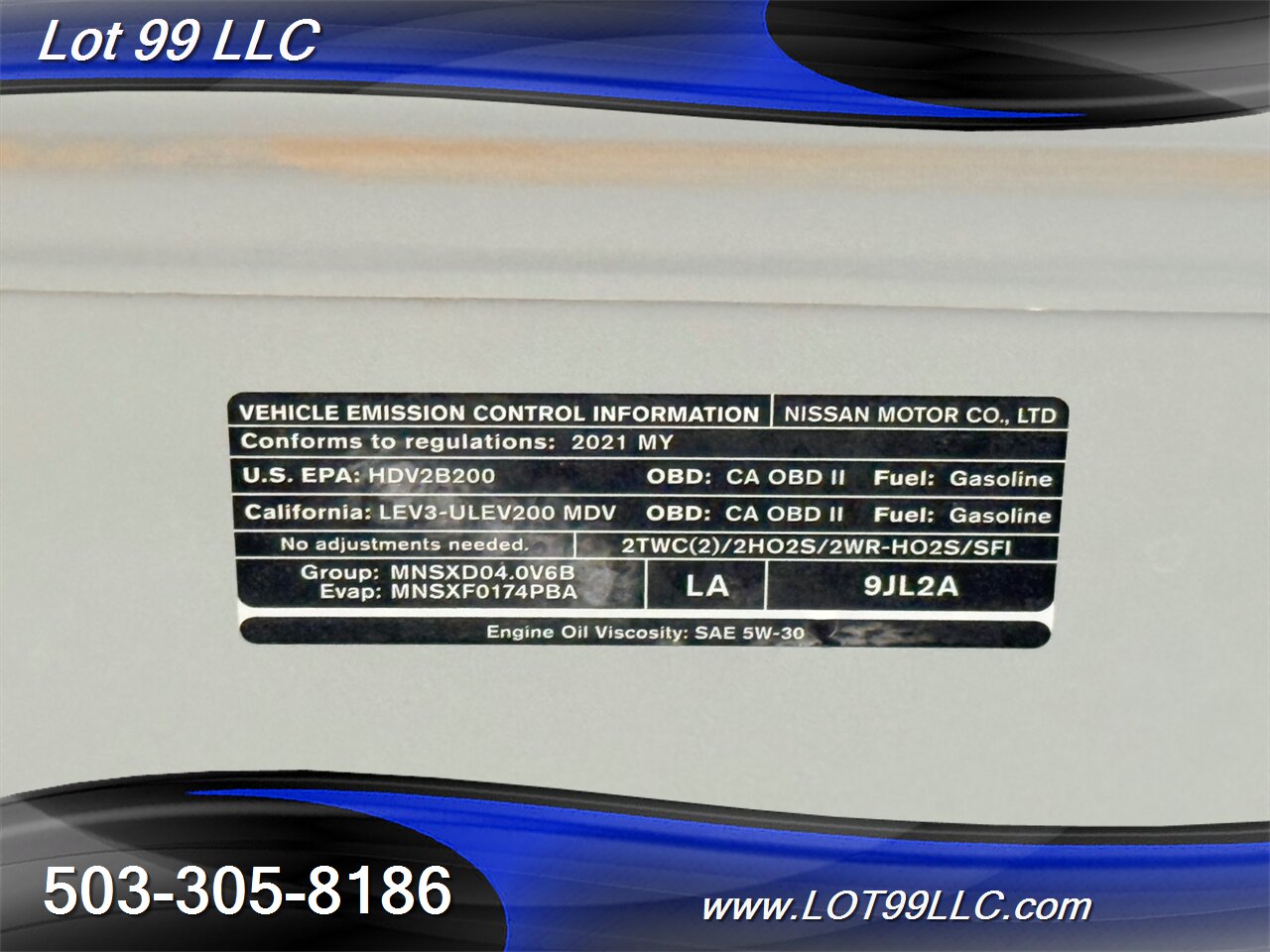 2021 Nissan NV 3500 HD SV 49k Miles 12 Passenger Van  NEW TIRES 1-Owner Navi Camera Parking Sensors Tinted - Photo 44 - Milwaukie, OR 97267