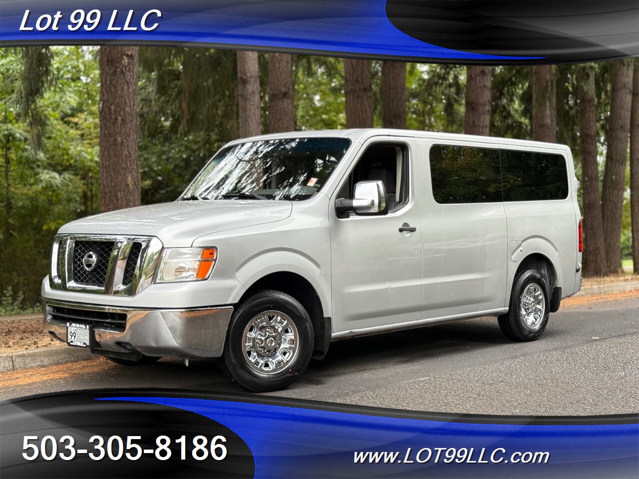 2021 Nissan NV 3500 HD SV 49k Miles 12 Passenger Van  NEW TIRES 1-Owner Navi Camera Parking Sensors Tinted - Photo 3 - Milwaukie, OR 97267