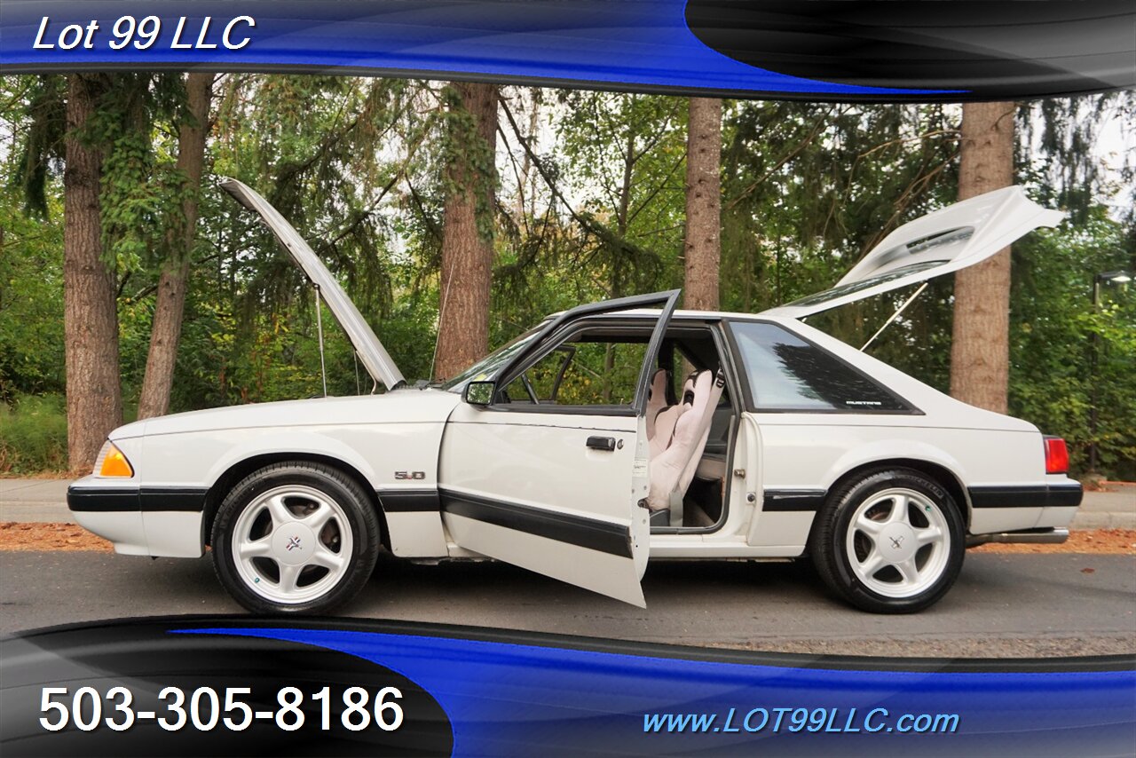 1987 Ford Mustang LX V8 5.0L 5 Speed Manual Moon Roof Race Seats   - Photo 25 - Milwaukie, OR 97267