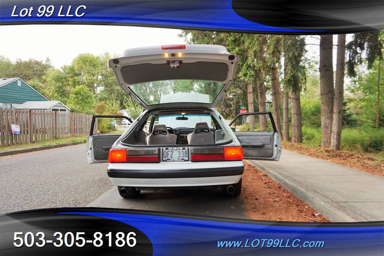 1987 Ford Mustang LX V8 5.0L 5 Speed Manual Moon Roof Race Seats   - Photo 28 - Milwaukie, OR 97267