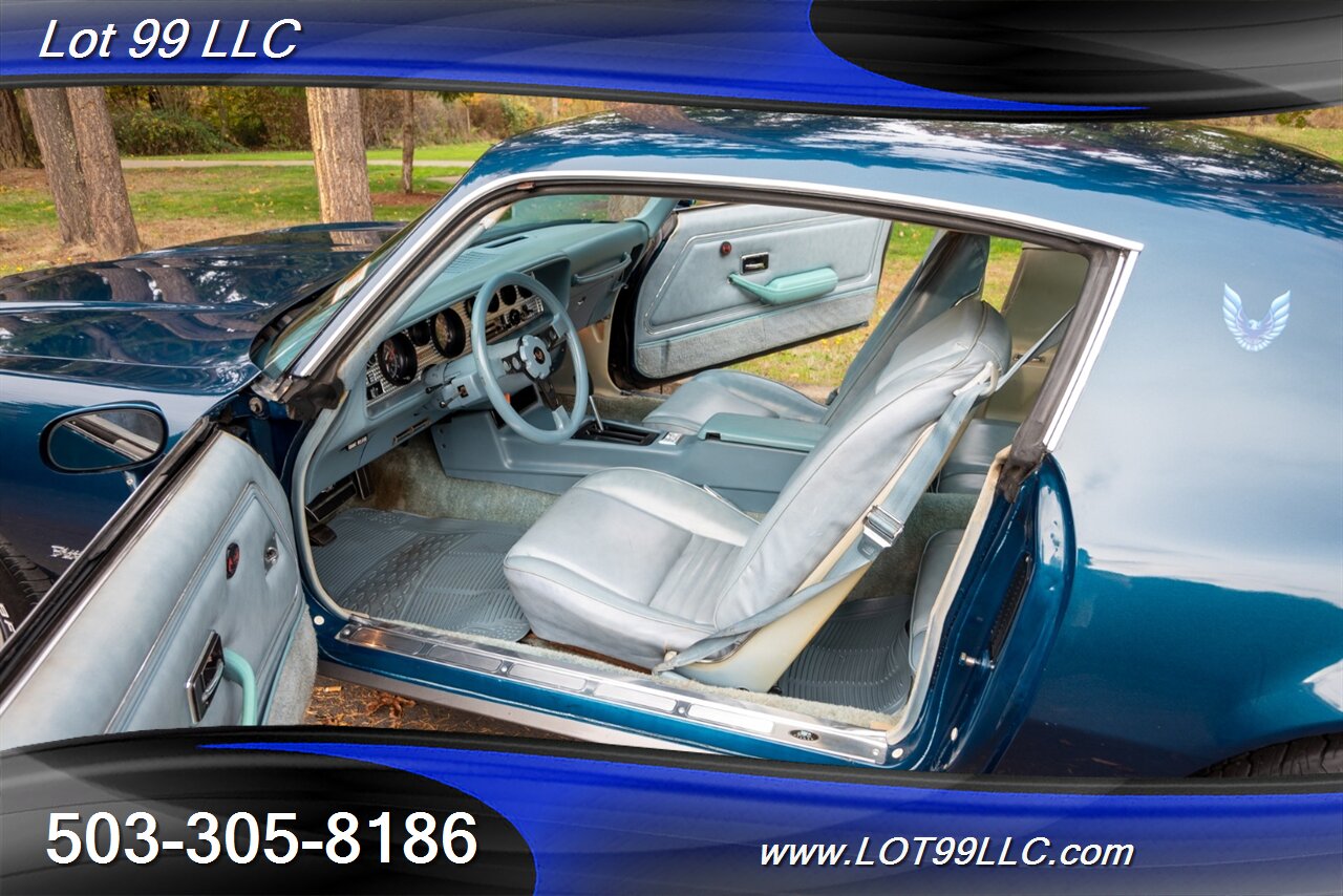 1979 Pontiac Firebird Formula 56k Miles 301 V8 Th350 Automatic Nocturne Blue AC Disc Brakes - Photo 33 - Milwaukie, OR 97267
