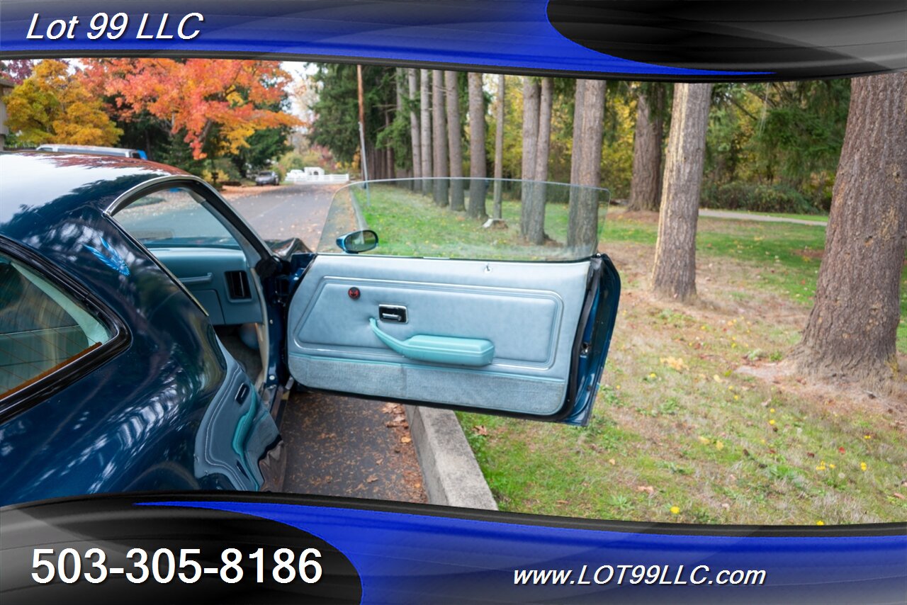 1979 Pontiac Firebird Formula 56k Miles 301 V8 Th350 Automatic Nocturne Blue AC Disc Brakes - Photo 30 - Milwaukie, OR 97267