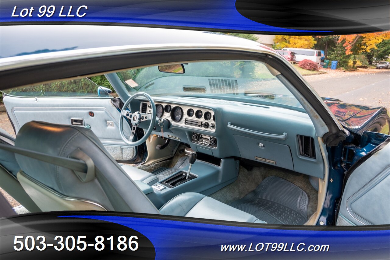 1979 Pontiac Firebird Formula 56k Miles 301 V8 Th350 Automatic Nocturne Blue AC Disc Brakes - Photo 31 - Milwaukie, OR 97267
