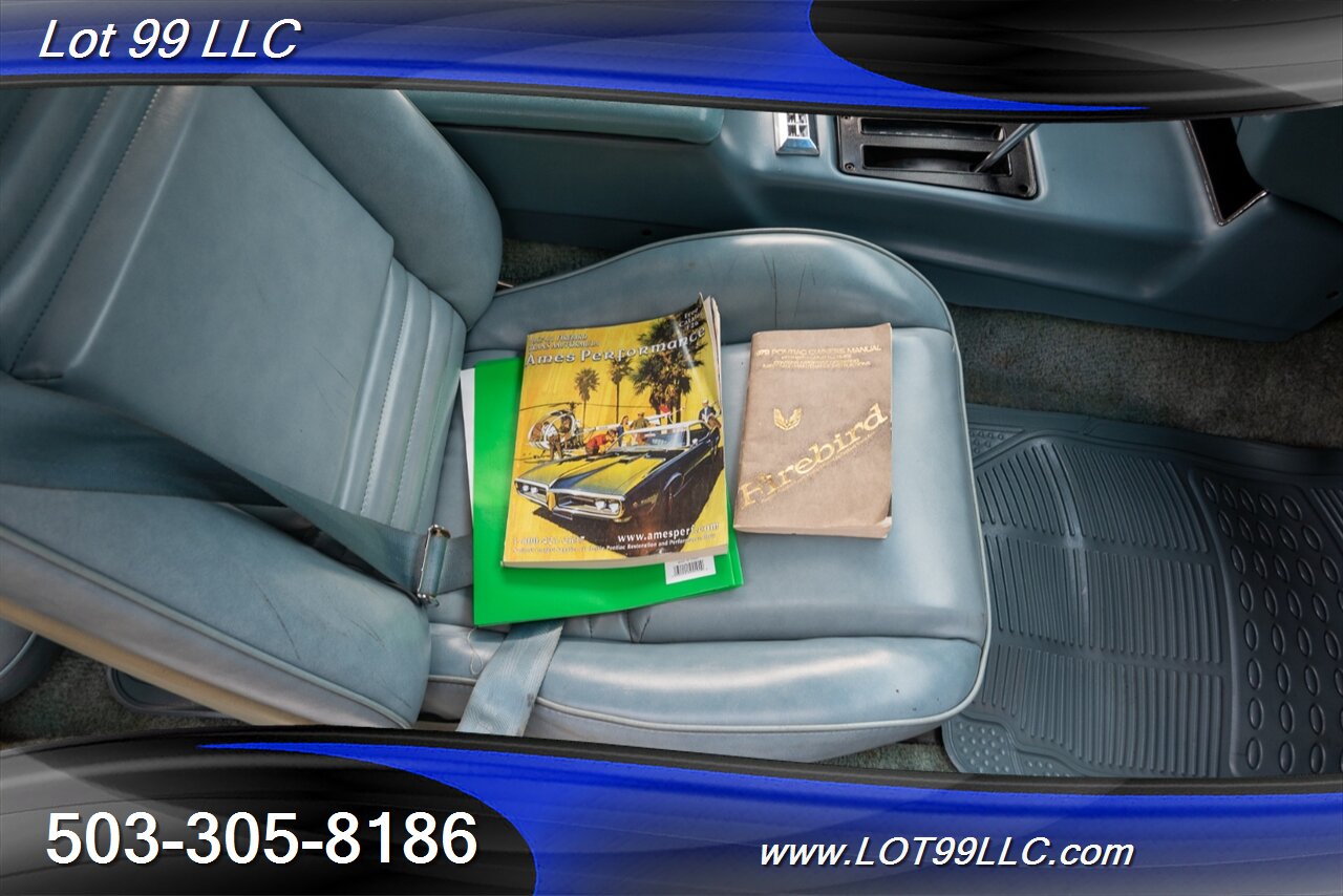 1979 Pontiac Firebird Formula 56k Miles 301 V8 Th350 Automatic Nocturne Blue AC Disc Brakes - Photo 19 - Milwaukie, OR 97267