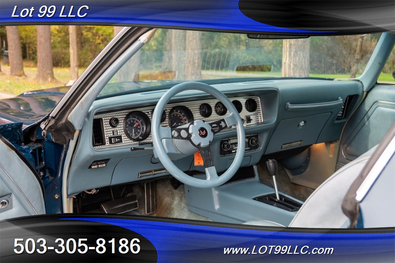 1979 Pontiac Firebird Formula 56k Miles 301 V8 Th350 Automatic Nocturne Blue AC Disc Brakes - Photo 28 - Milwaukie, OR 97267