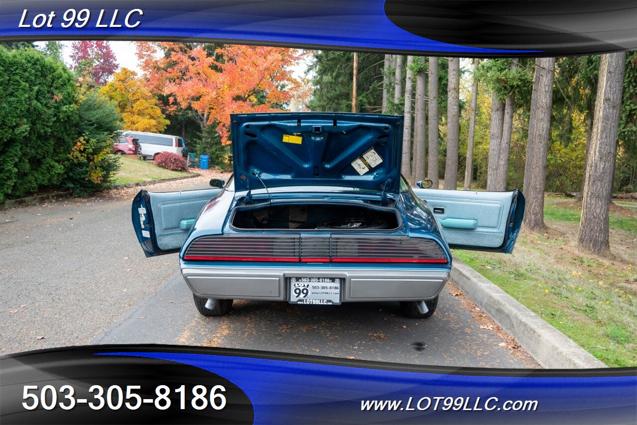 1979 Pontiac Firebird Formula 56k Miles 301 V8 Th350 Automatic Nocturne Blue AC Disc Brakes - Photo 48 - Milwaukie, OR 97267