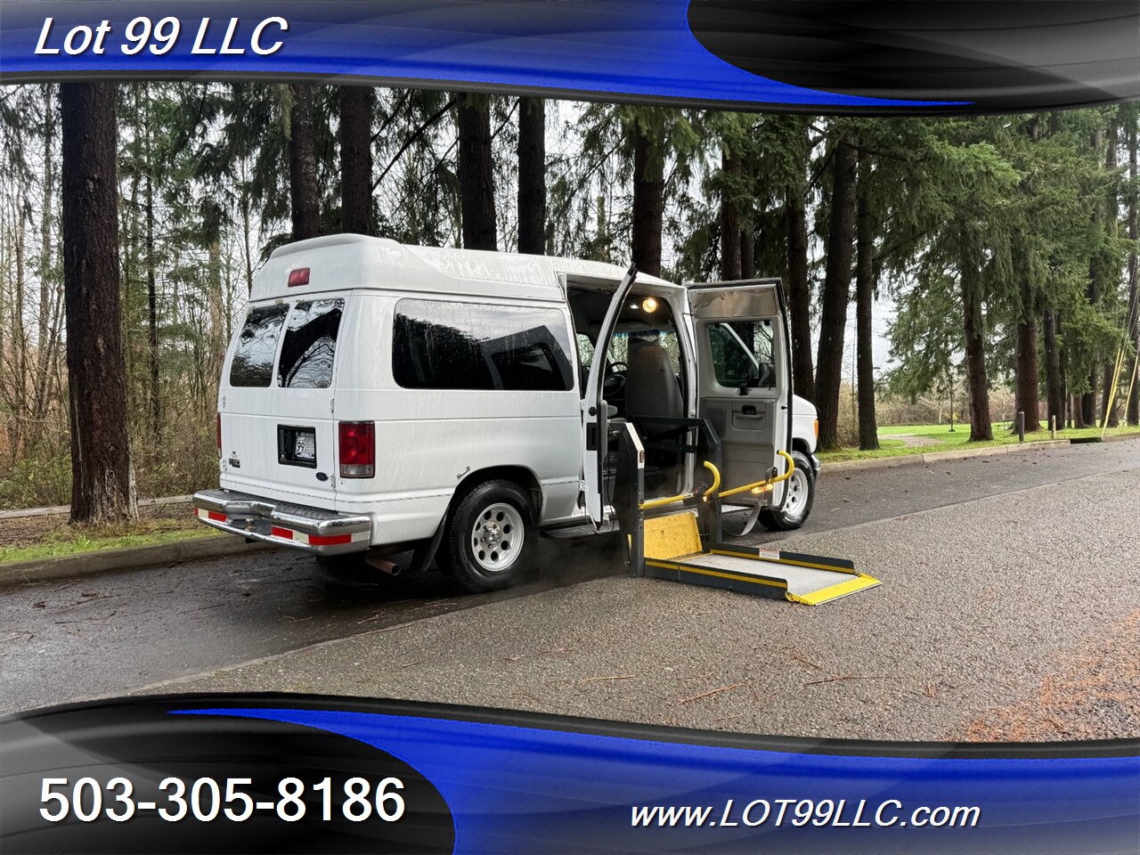 2005 Ford E-Series Van E-150 XLT V8 Ricon Power Side Wheelchair Lift Cruise Control - Photo 4 - Milwaukie, OR 97267