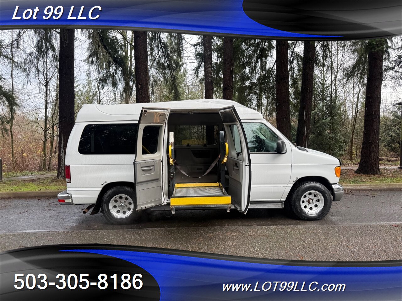 2005 Ford E-Series Van E-150 XLT V8 Ricon Power Side Wheelchair Lift Cruise Control - Photo 3 - Milwaukie, OR 97267