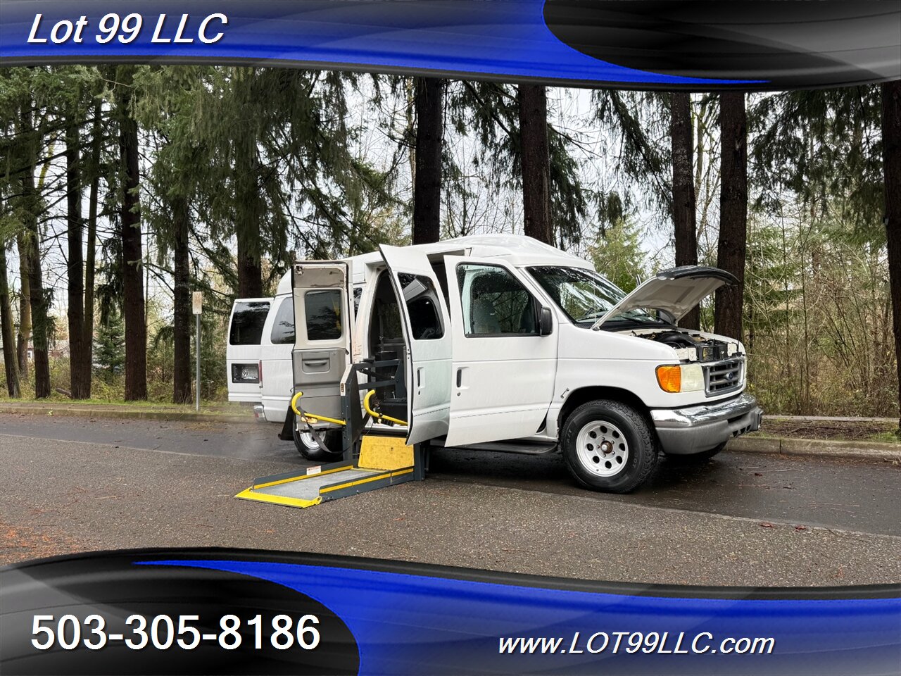 2005 Ford E-Series Van E-150 XLT V8 Ricon Power Side Wheelchair Lift Cruise Control - Photo 47 - Milwaukie, OR 97267