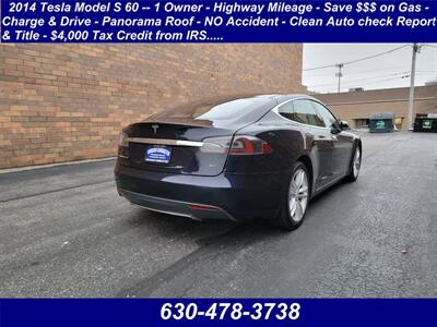 2014 Tesla Model S 60 --1 Owner -- Navigation - Bluetooth -  Backup Camera - Sunroof -  Save $$$ on Gas - Charge & Drive - Clean Title - $4,000 Tax Credit already taken off the List Price - Photo 2 - Wood Dale, IL 60191