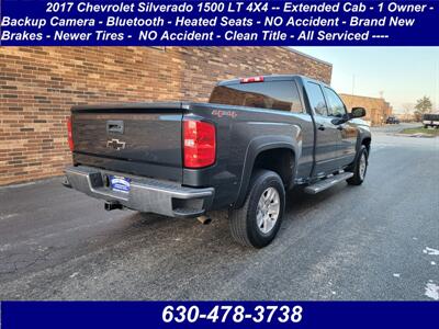 2017 Chevrolet Silverado 1500 LT 4X4 -- Extended Double Cab - Cab - 1 Owner -  Backup Camera - Bluetooth - NO  Accident - Clean Title - All Serviced - Photo 2 - Wood Dale, IL 60191