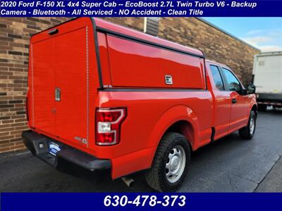2020 Ford F-150 XL 4x4 Super Cab -- EcoBoost 2.7L Twin Turbo V6  - Backup Camera - Bluetooth - All Serviced - NO Accident - Clean Title - Photo 2 - Wood Dale, IL 60191