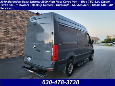 2019 Mercedes-Benz Sprinter 2500 High Roof Cargo -- BlueTEC 3.0L Diesel Turbo  -- 1 Owners -  Backup Camera - Bluetooth - NO Accident - Clean Title - All Serviced - Photo 2 - Wood Dale, IL 60191