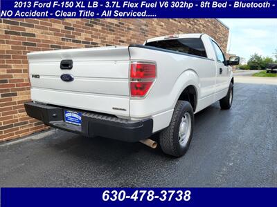 2013 Ford F-150 XL LB - 3.7L Flex Fuel V6 302hp - 8ft Bed -  Bluetooth - NO Accident - Clean Title - All Serviced - Photo 2 - Wood Dale, IL 60191