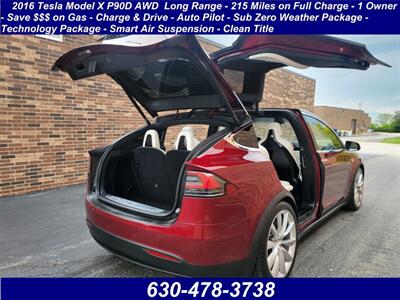 2016 Tesla Model X P90D AWD  Signature - 215 Miles on Full Charge  - 1 Owner - Save $$$ on Gas - Charge & Drive - Auto Pilot - Clean Title - Photo 2 - Wood Dale, IL 60191