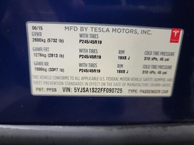 2015 Tesla Model S 70D AWD - 7 Passengers - 1 OWNER -  265 Miles with Full Charge - Save $$$ on Gas - Charge & Drive - NO Accident - Clean Auto check Report & Title - Photo 34 - Wood Dale, IL 60191