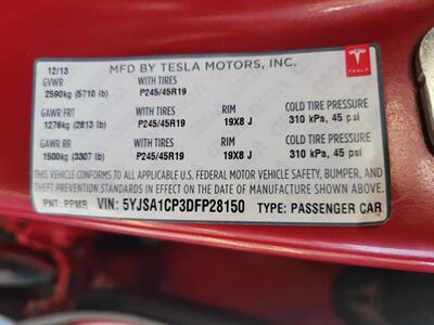 2013 Tesla Model S Performance P 85 - 1 OWNER -- Save $$$ on Gas -  Charge & Drive - Clean Title - Photo 35 - Wood Dale, IL 60191