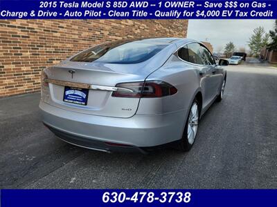 2015 Tesla Model S 85D  AWD -- Save $$$ on Gas - Charge & Drive -  300 Miles Range - Auto Pilot - Clean Title - $4,000 Tax Credit already taken off the List Price..... - Photo 2 - Wood Dale, IL 60191