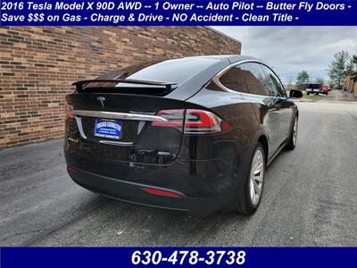 2016 Tesla Model X 90D AWD -- 1 Owner -- Save $$$ on Gas -  FREE SUPER CHARGE - Charge & Drive - Auto Pilot - NO Accident - Clean Title - All Serviced - WARRANTY - Photo 6 - Wood Dale, IL 60191