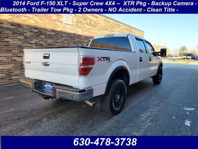 2014 Ford F-150 XLT Super Crew 4X4 --- XTR Pkg -- Backup Camera -  Bluetooth - Trailer Tow Pkg - NO Accident - Clean Title - All Serviced - Photo 2 - Wood Dale, IL 60191