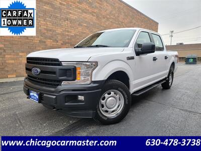 2018 Ford F-150 XL  4WD -- Super Crew Cab 4Door - Only 56K Miles  - 5.0L V8 395hp - 5.5ft Bed - 1 Owner - Backup Camera - Bluetooth - Clean Title - All Serviced... - Photo 1 - Wood Dale, IL 60191