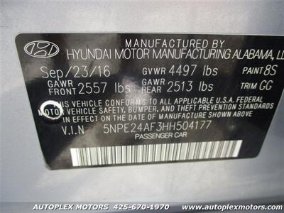 2017 Hyundai SONATA  - 3 MONTHS / 3,000 MILES  LIMITED WARRANTY - Photo 30 - Lynnwood, WA 98036