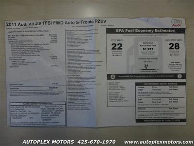 2011 Audi A3 2.0T Premium Plus PZ   - Photo 39 - Lynnwood, WA 98036