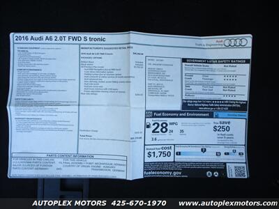 2016 Audi A6 2.0T Premium Plus  -A6/2.0T/PREMIUM PLUS - Photo 39 - Lynnwood, WA 98036