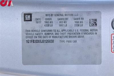 2018 Chevrolet Camaro LT  2dr Convertible w/LT Back Up Camera! Tour/Sport/Snow & Ice Drive Modes! Bluetooth w/Voice Activation! StabiliTrak! - Photo 38 - Portland, OR 97266