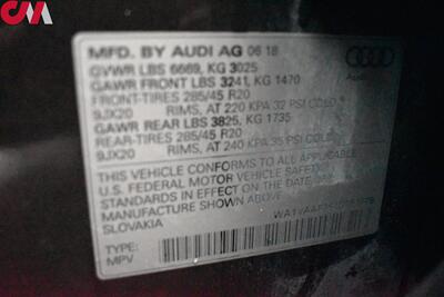 2018 Audi Q7 3.0T quattro Prestige AWD 4dr SUV **BY APPOINTMENT ONLY**8-Speed Automatic! Collision Warning System! Apple Carplay! Android Auto! 360° Surround View Camera! Blind Spot Warning System! - Photo 38 - Portland, OR 97266