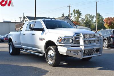 2018 RAM 3500 Laramie  4x4 Laramie 4dr Mega Cab 6.3 ft. SB DRW Pickup! Bluetooth! Front&Back Heated Seats! Leather Seats & Interior! Ranch Hand steel Front & Rear Bumper! Remote Engine Start! Back-Up Cam! - Photo 1 - Portland, OR 97266