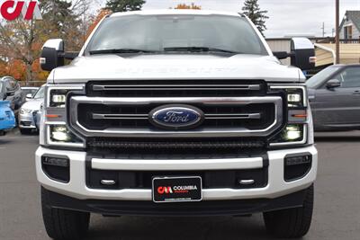 2020 Ford F-350 Platinum  Platinum Crew Cab Long Box 4WD4dr Crew Cab Lane Assist! Heated & Cooled Leather Seats! Bluetooth! 360 Camera Coverage! Tow PKG! Sunroof! - Photo 7 - Portland, OR 97266