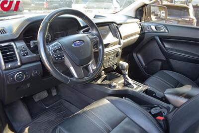 2019 Ford Ranger Lariat  4x4 XL 4dr SuperCrew 5.1 ft. SB! Back-Up Camera! Park Assist! Voice Activated Bluetooth! 4H & 4L! Tow Mode! Heated Leather Seats! LEER Truck Cap! Rhino-Rack Roof Rack! - Photo 3 - Portland, OR 97266