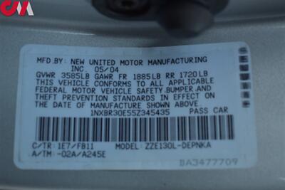 2005 Toyota Corolla LE 4dr Sedan! AM/FM stereo with CD player! Front Wheel Drive! Dual Front Airbags! Anti-Lock Brakes! Child Safety Rear Door Locks! Comfortable Interior! Power Windows & Locks! - Photo 27 - Portland, OR 97266