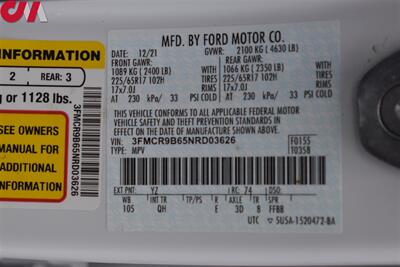 2022 Ford Bronco Sport Big Bend  AWD 4dr SUV! Ford Co-Pilot 360! Back Up Camera! Bluetooth/USB! G.O.A.T. Drive Modes-(Eco/Sport/Mud/Snow/Rock Crawl)! Heated Seats! Roof Rails! - Photo 31 - Portland, OR 97266