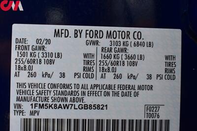 2020 Ford Explorer Hybrid Police Interceptor Utility  AWD Police Interceptor Utility 4dr SUV  Backup Cam! Both Sided Spotlight! Hitch Insert F/Towing! Bluetooth! Snow & Sand Mode! - Photo 26 - Portland, OR 97266