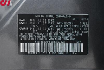 2024 Subaru Crosstrek Sport  AWD 4dr Crossover! EyeSight Assist! X-Mode! SI-Drive! Back-Up Camera! Apple CarPlay! Android Auto! Heated Seats! All Weather Floor Mats! Roof Rails! - Photo 27 - Portland, OR 97266