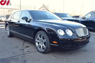 2008 Bentley Continental Flying Spur Flying Spur  AWD 4dr Sedan Low Miles! Full Heated & Cooled Leather Seats! Front Massage Seats! Parking Assist! Adjustable Suspension! Bluetooth! Spacious Trunk & Cabin!